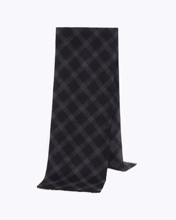 شال گردن موهر مردانه زنانه دورو طرح چهارخونه جوراب نوین